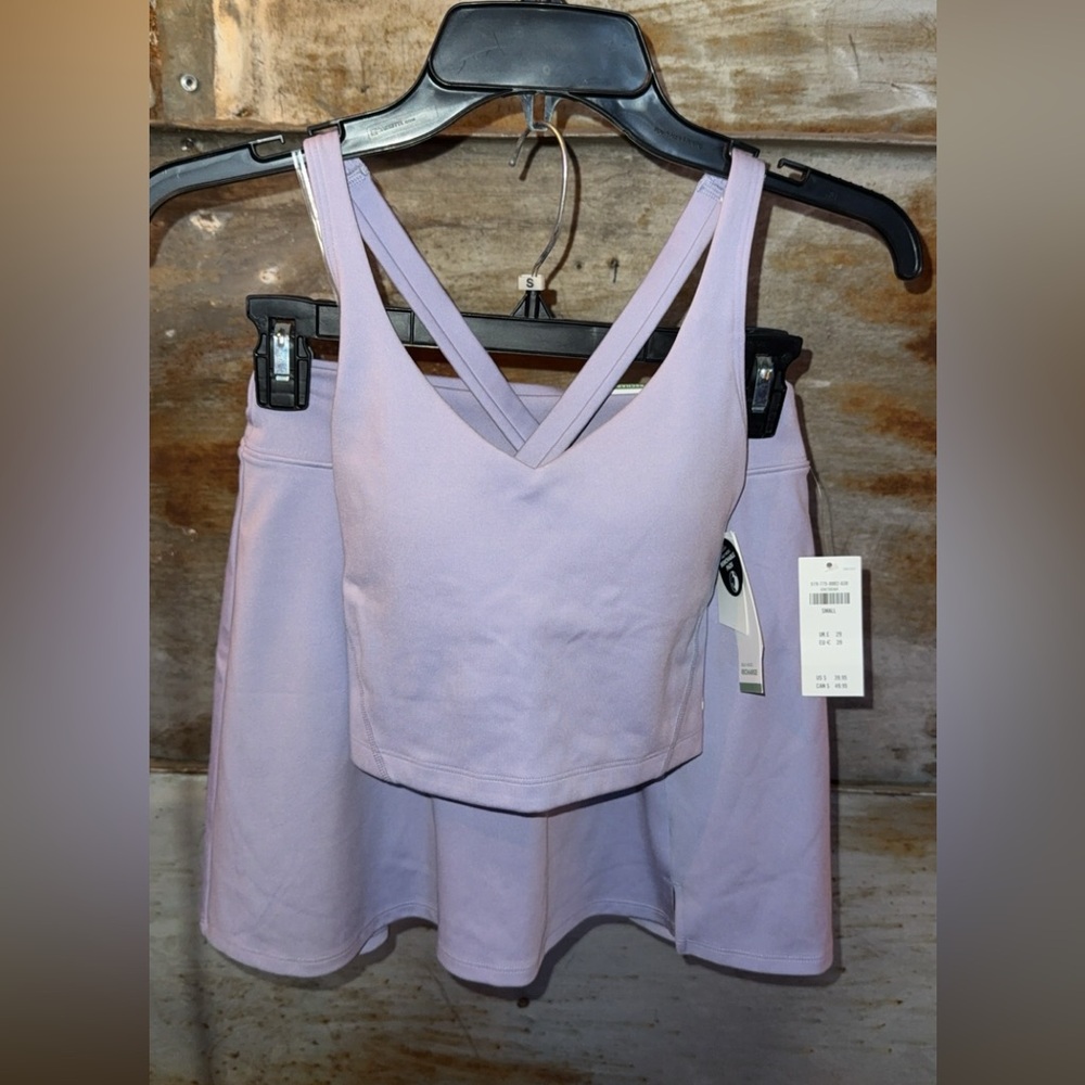Gilly Hicks Lavender Active Top&Skirt set